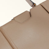 Taupe Furla Riva M Tote, shoulder bag natural leather – view 2