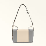 Grey Furla Riva S Crossbody, natural leather
