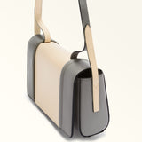 Grey Furla Riva S Crossbody, natural leather – view 3