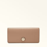 Taupe Furla Sfera Continental Wallet, natural leather