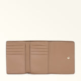 Taupe Furla Sfera M Compact Wallet, natural leather – view 4