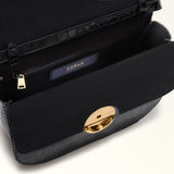 Black Furla Sfera S Crossbody Round Aw25, handbag natural leather – view 5