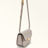 Taupe Furla Sfera S Crossbody Round, handbag natural leather – view 5
