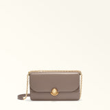Grey Furla Sfera S Crossbody, natural leather