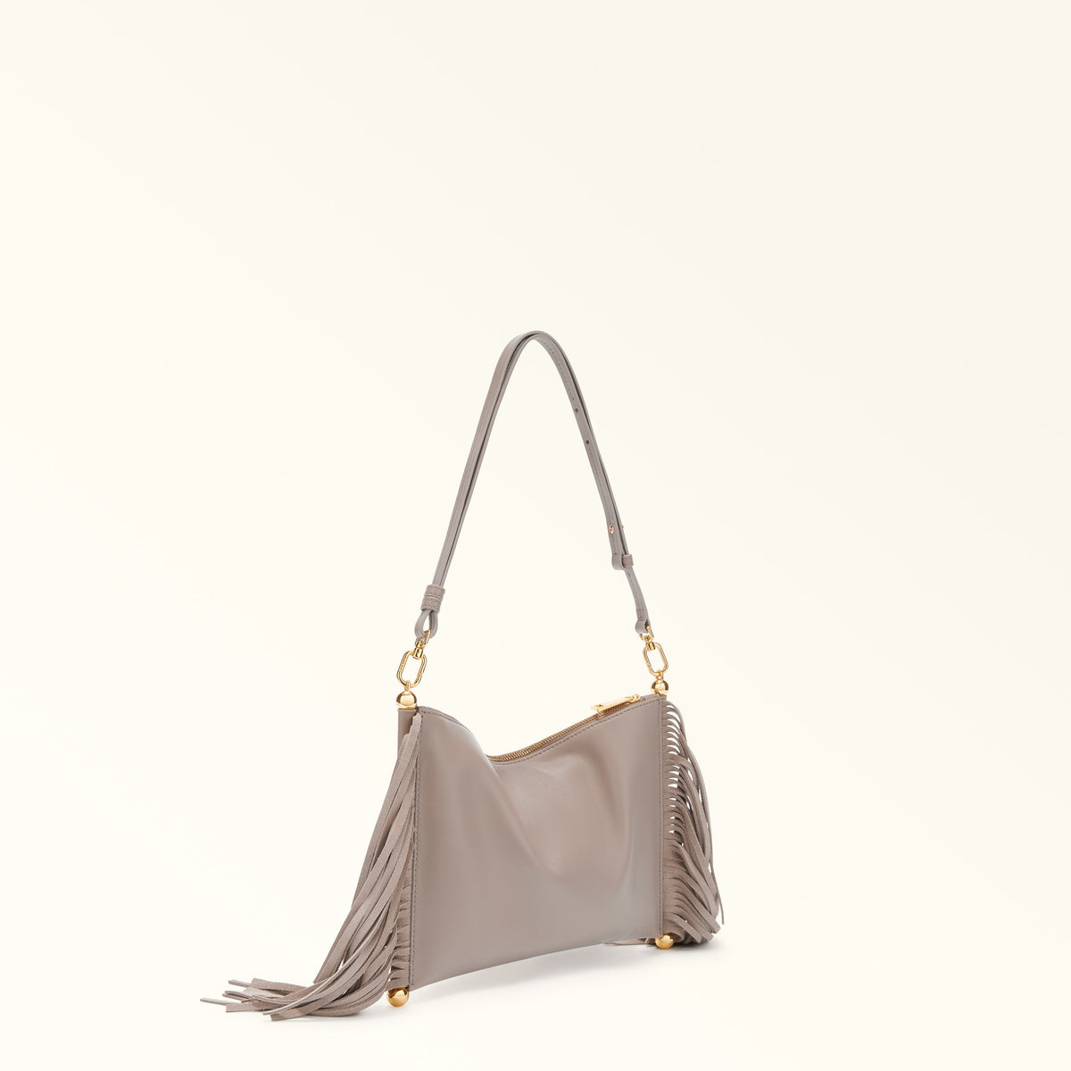 Taupe Furla Sfera Soft Mini Shoulder Bag, natural leather – view 3