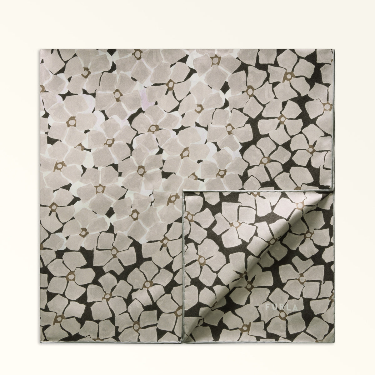 Silver Furla Tortona Carre' 90x90 Aw25, scarf silk – view 3