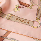 Pink Furla Tortona Carre' 90x90, scarf silk
