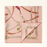 Pink Furla Tortona Carre' 90x90, scarf silk – view 2