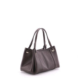 Brown Gironacci Handbag 3350, natural leather – view 4