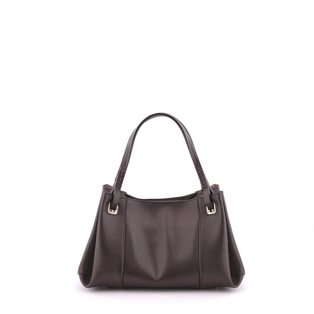 Brown Gironacci Handbag 3350, natural leather – view 5