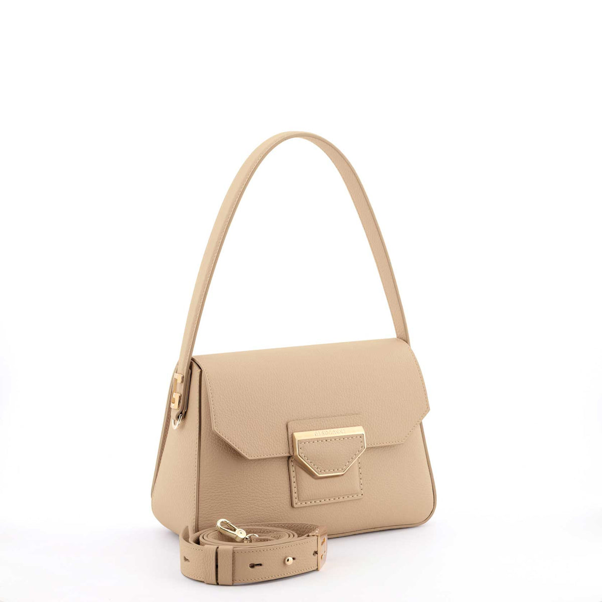 Camel Gironacci M Shoulder Bag 3131, natural leather