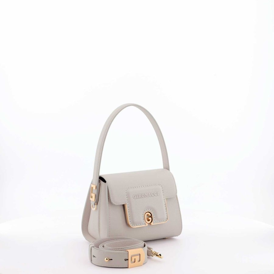 Grey Gironacci S Shoulder bag 3230, natural leather