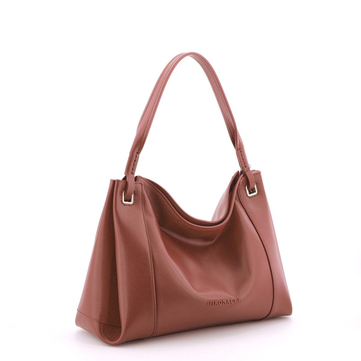 Camel Gironacci Shoulder Bag 3352, natural leather