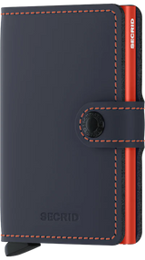 „Secrid MiniWallet Matte Night Blue & Orange“