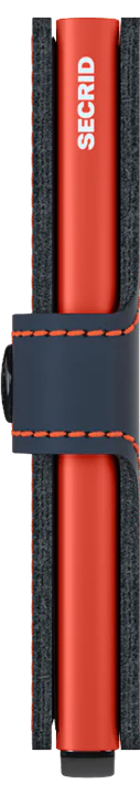 „Secrid MiniWallet Matte Night Blue & Orange“