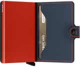 „Secrid MiniWallet Matte Night Blue & Orange“