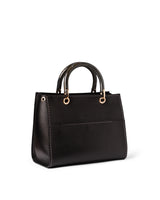 Black Plinio Visona Ambra, handbag natural leather – view 2