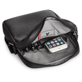Black Roncato Alaska Man Body Bag, crossbody natural leather – view 6