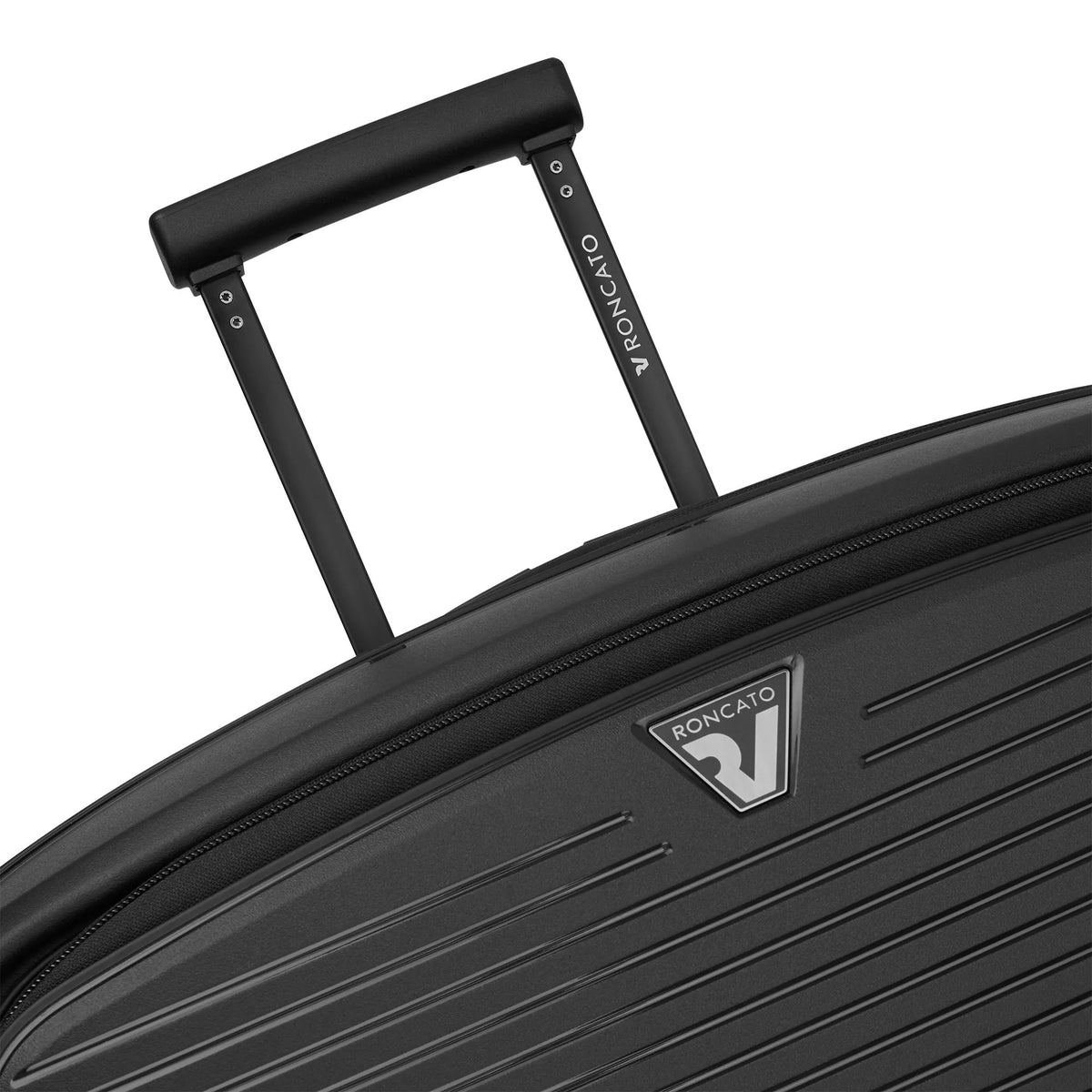 Black Roncato ARCADE DLX Cabin Spinner, hardside luggage polypropylene – view 6