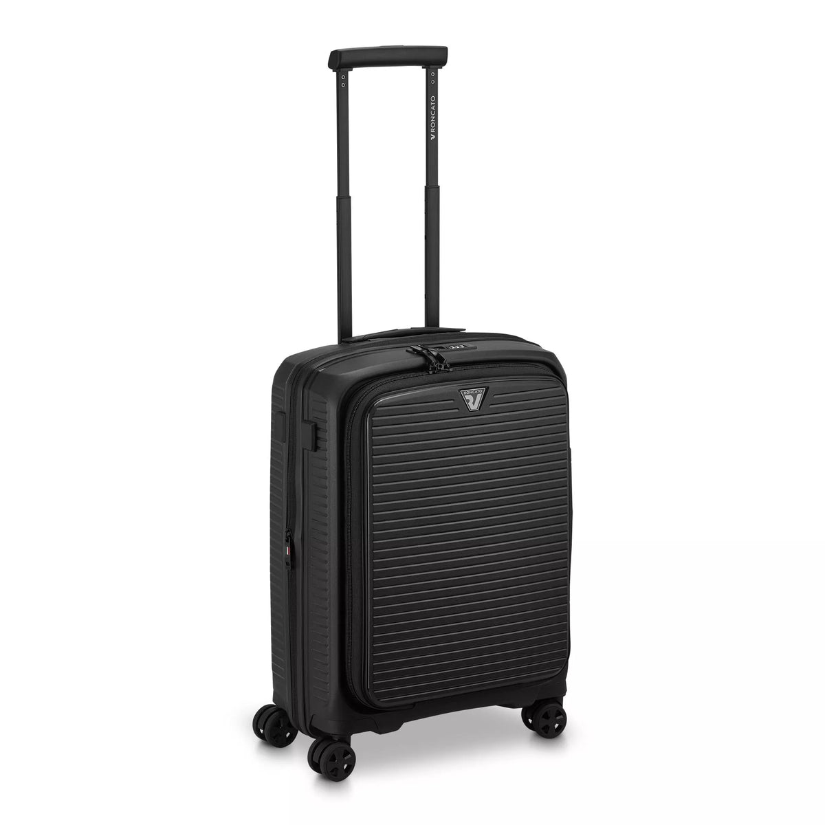 Black Roncato ARCADE DLX Cabin Spinner, hardside luggage polypropylene – view 9