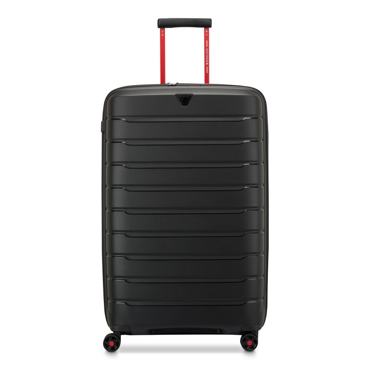 Black Roncato B-flying Move large spinner expandable 76 cm, hardside luggage polypropylene