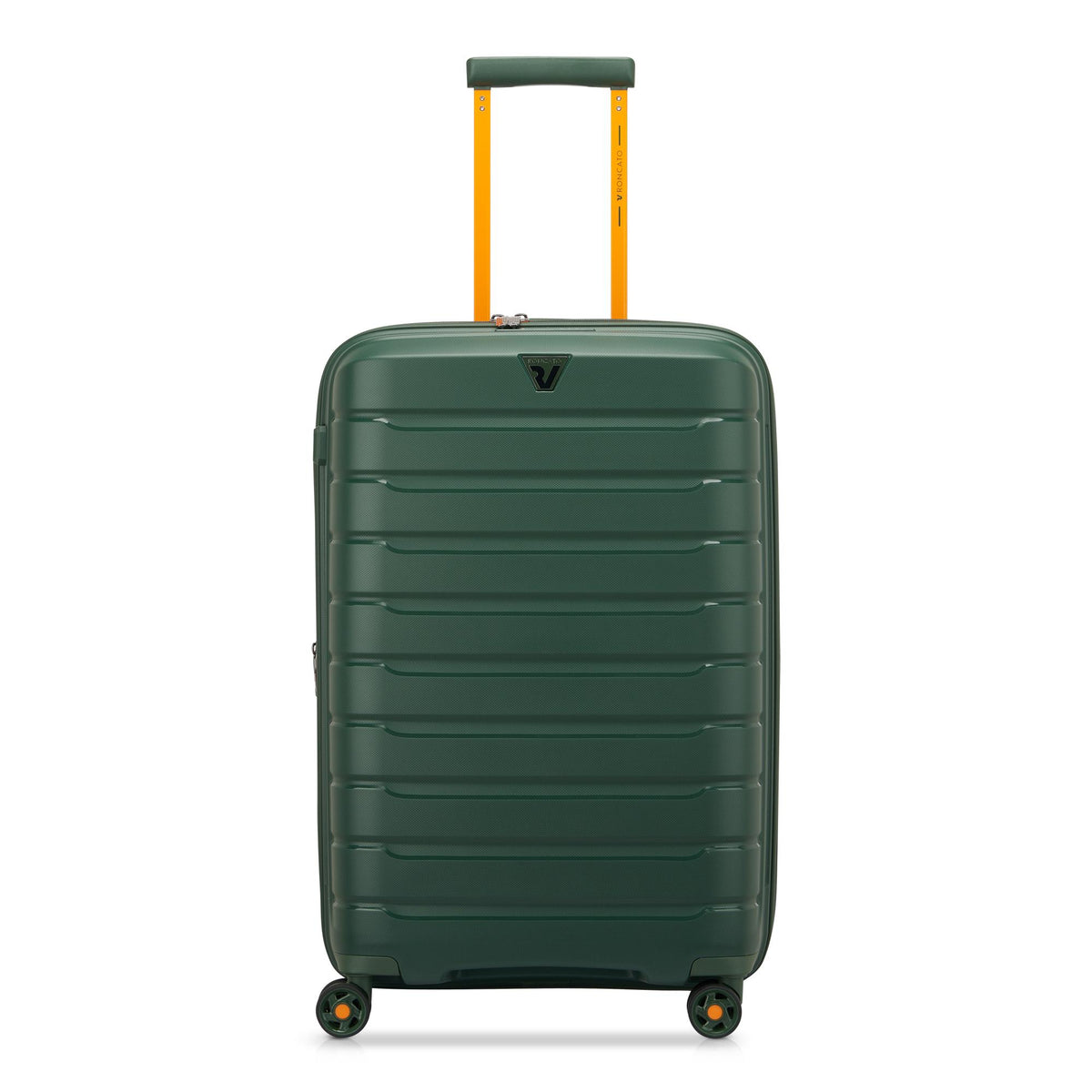 Green Roncato B-flying Move medium expandable spinner 68 cm, hardside luggage