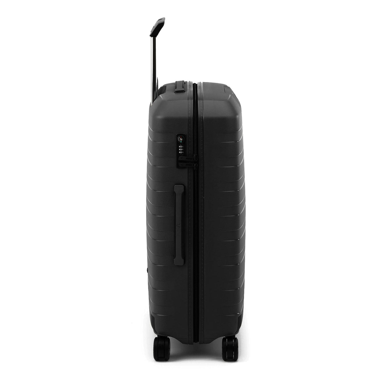 Black Roncato Box Sport 2.0 Medium Trolley 4 Wheels, hardside luggage polypropylene – view 2