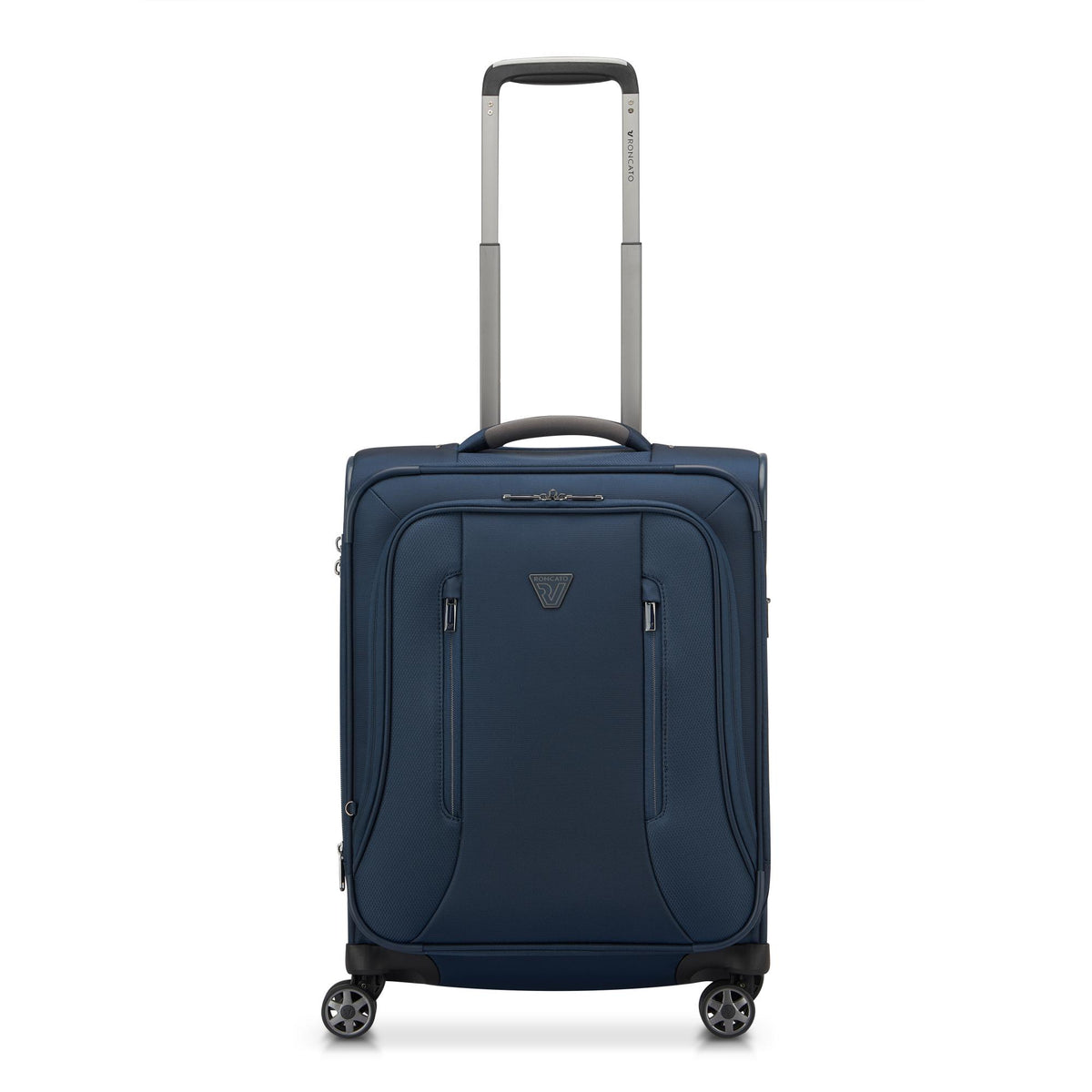 Navy Roncato City 3.0 Cabin Luggage 55cm, softside luggage nylon/polyester
