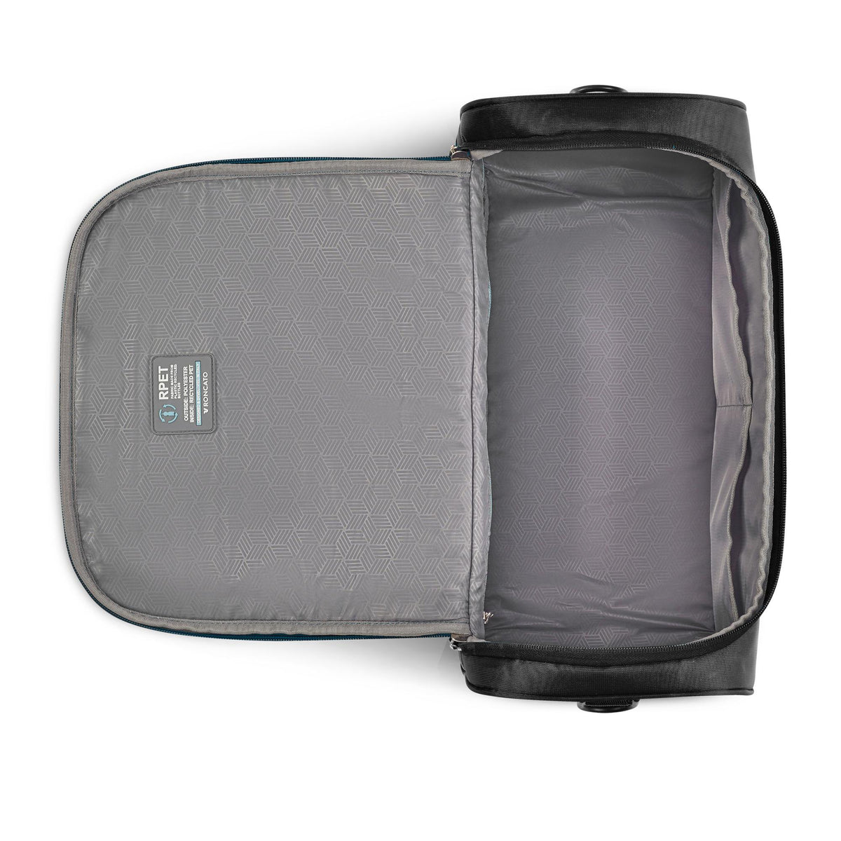 Black Roncato Crosslite Ryanair Cabin Bag, nylon/polyester – view 2