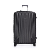 Black Roncato E-Lite Large Trolley 80 Cm., hardside luggage polycarbonate