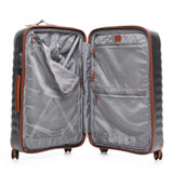 Grey Roncato E-Lite Large Trolley 80 Cm, hardside luggage polycarbonate – view 3