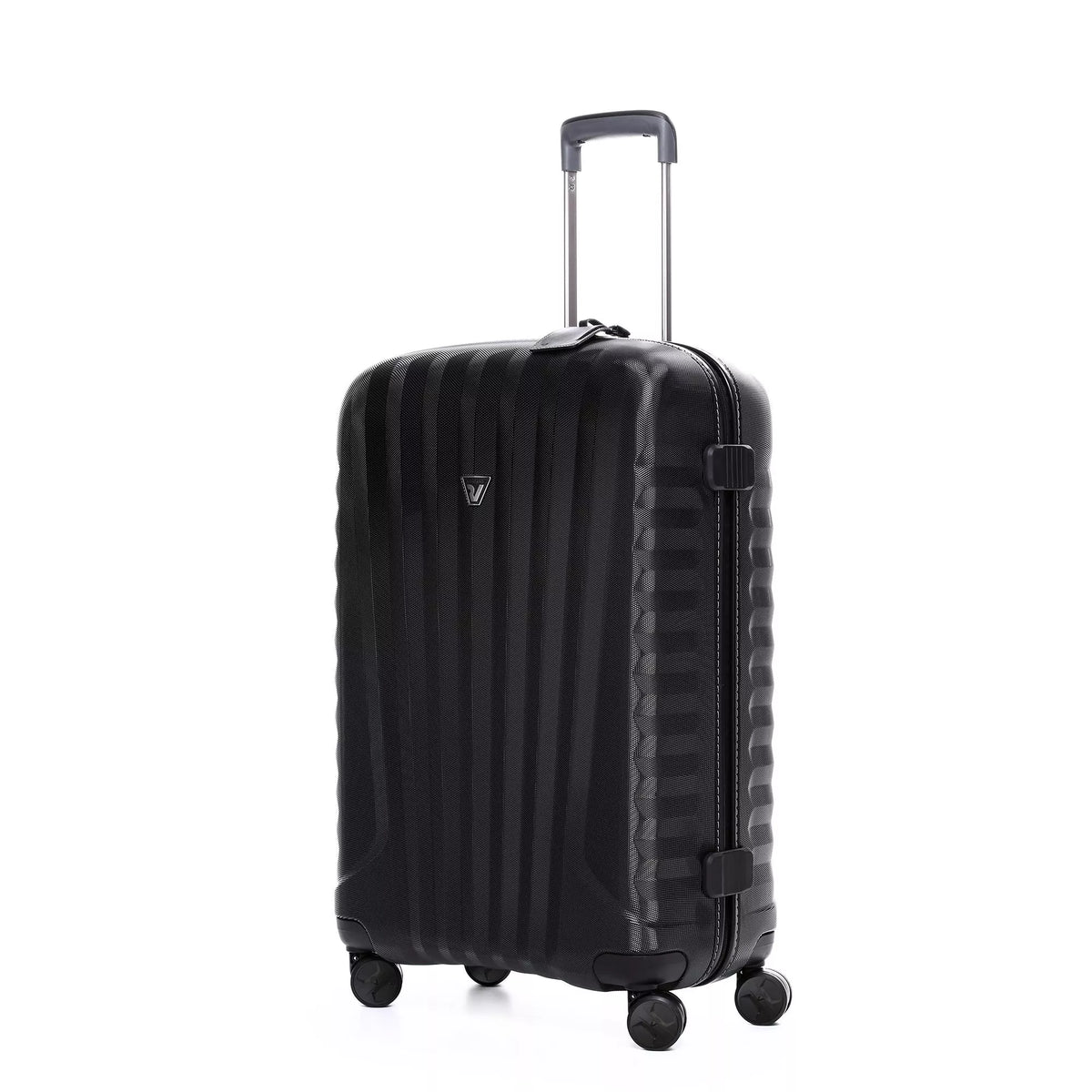 Black Roncato E-Lite Medium Trolley, hardside luggage polycarbonate – view 4