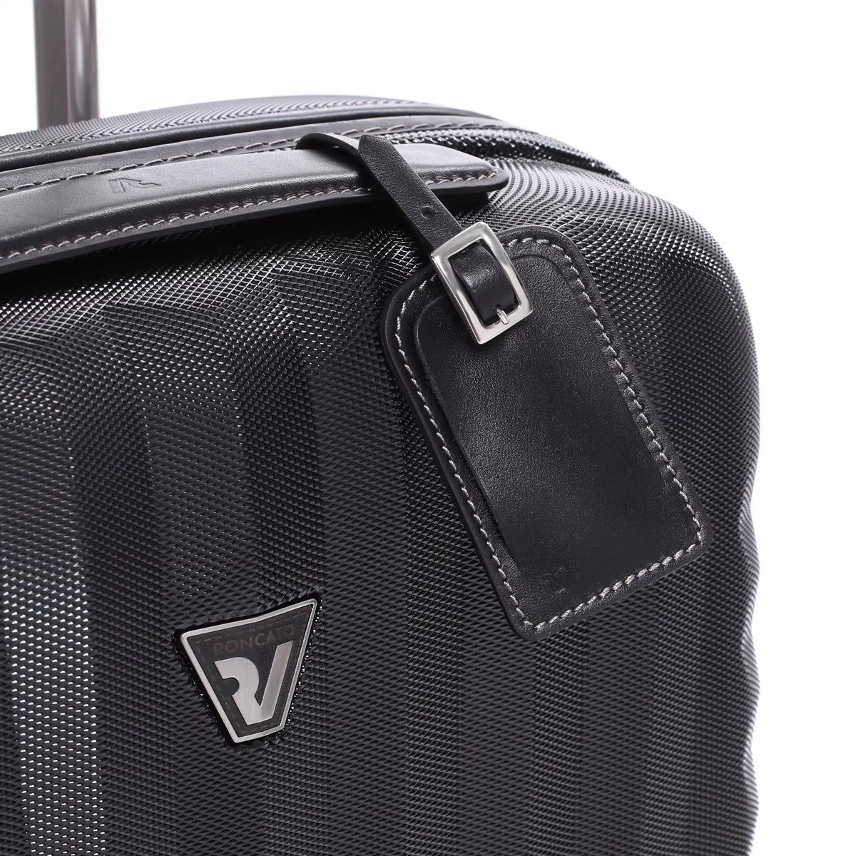 Black Roncato E-Lite Medium Trolley, hardside luggage polycarbonate – view 6