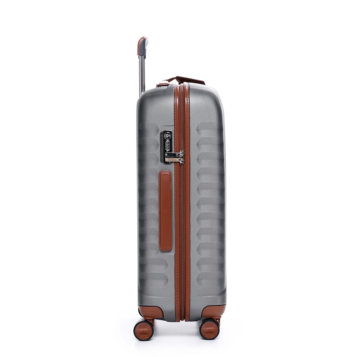 Grey Roncato E-Lite Medium Trolley, hardside luggage polycarbonate – view 2