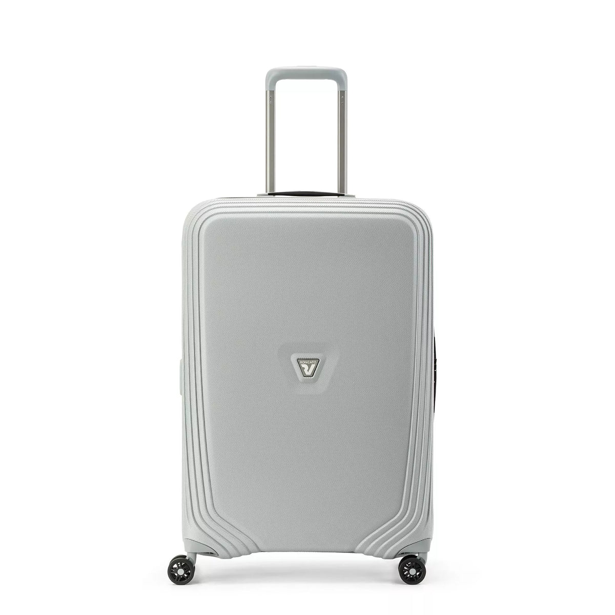 Silver Roncato GIGALIGHT Medium spinner, hardside luggage polycarbonate