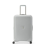 Silver Roncato GIGALIGHT Medium spinner, hardside luggage polycarbonate