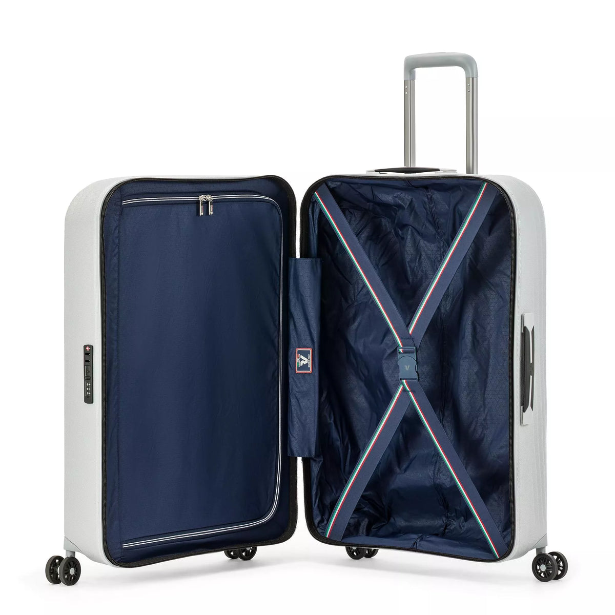 Silver Roncato GIGALIGHT Medium spinner, hardside luggage polycarbonate – view 3