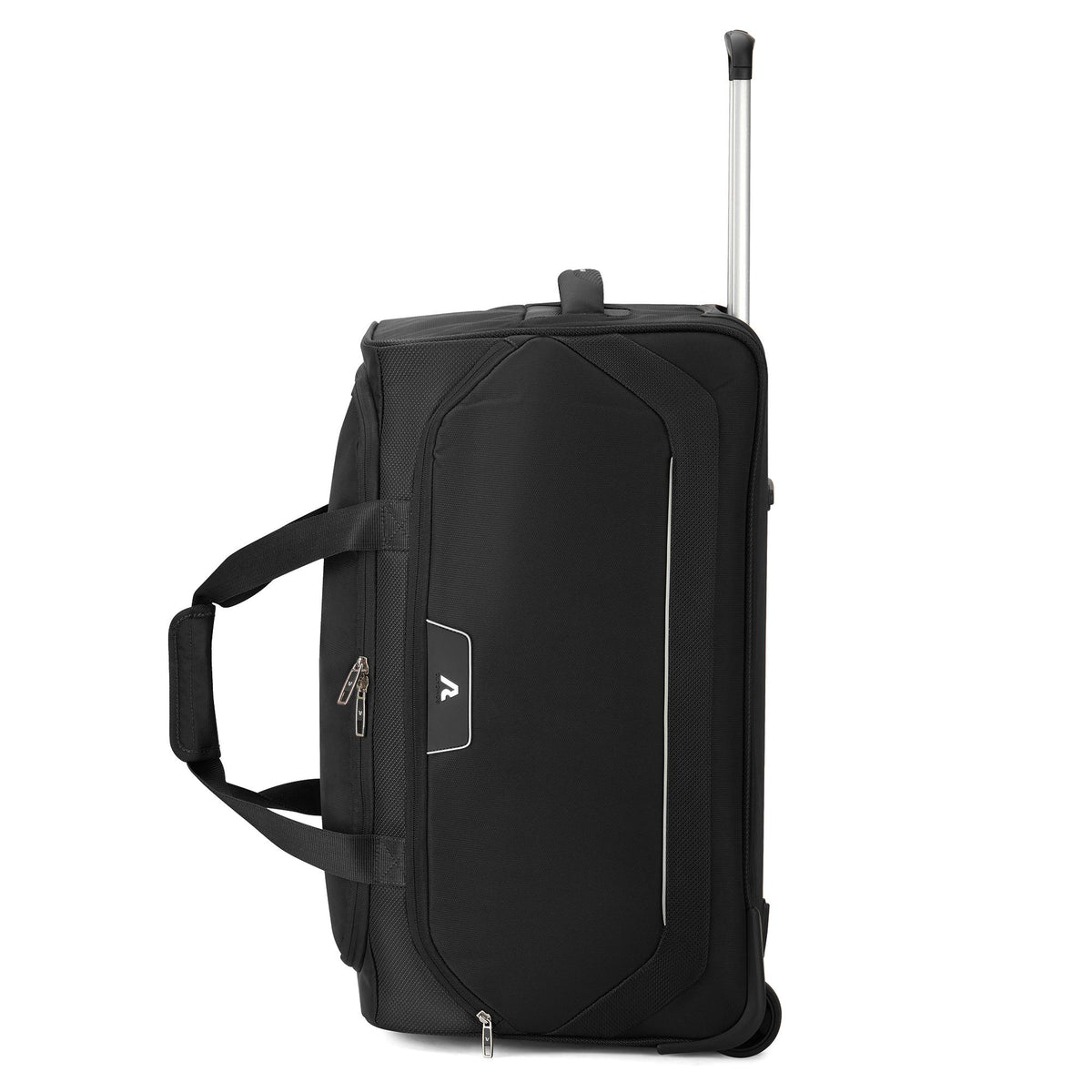 Black Roncato Joy Duffle Trolley 60 L, duffle bag polyester