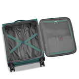 Green Roncato Lite Soft Cabin Trolley 4w 55x40x20 Cm, softside luggage – view 3