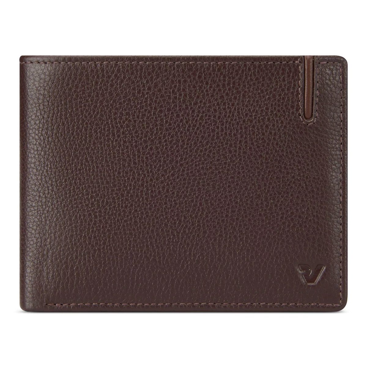 Brown Roncato LIVERPOOL Men's wallet, natural leather