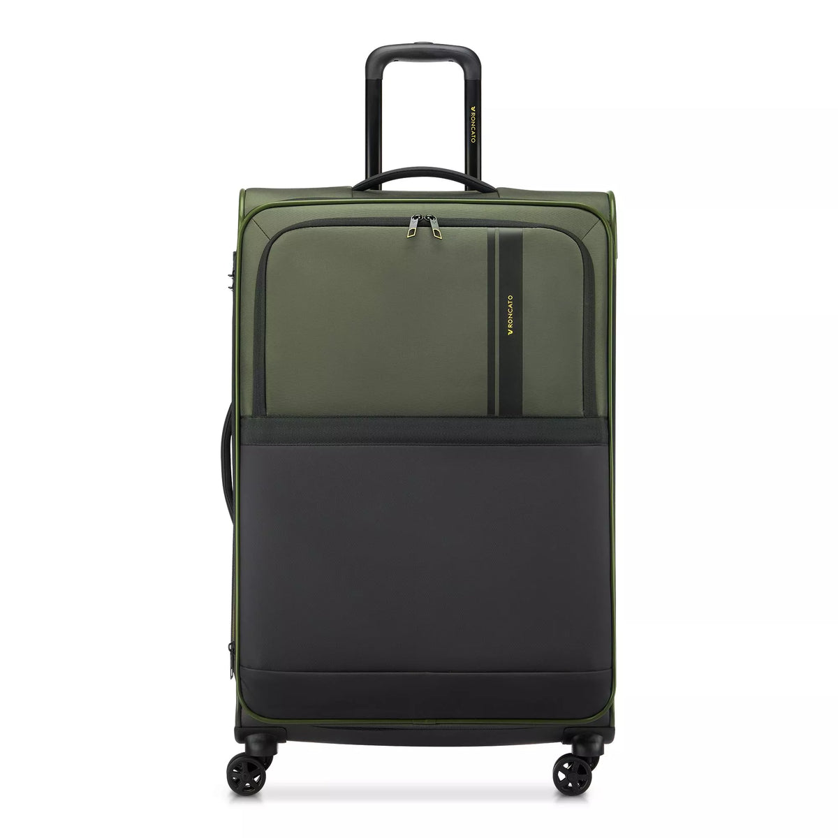 Green Roncato METROPOLITAN TRAVEL Large spinner., softside luggage nylon/polyester