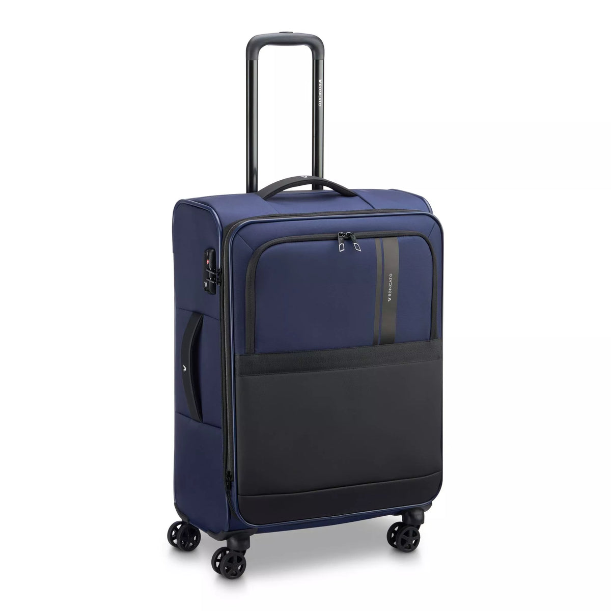 Navy Roncato METROPOLITAN TRAVEL Medium spinner, softside luggage nylon/polyester – view 10