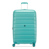 Green Roncato Relife Large Spinner Expandable 78 Cm With Detachable Wheels, hardside luggage