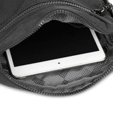Black Roncato Rolling Crossbody, nylon – view 6