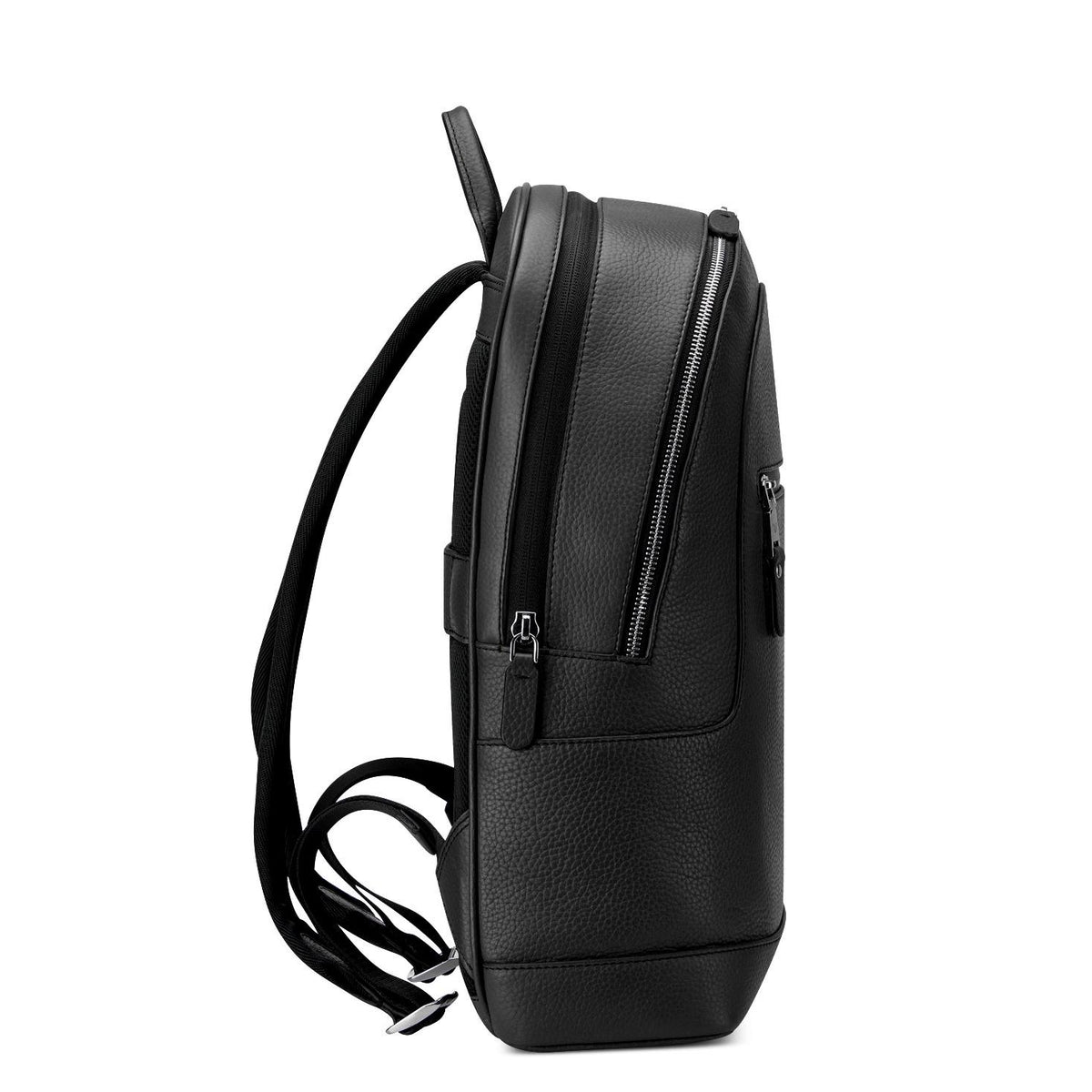 Black Roncato Sidney 14" Laptop Backpack, natural leather – view 2