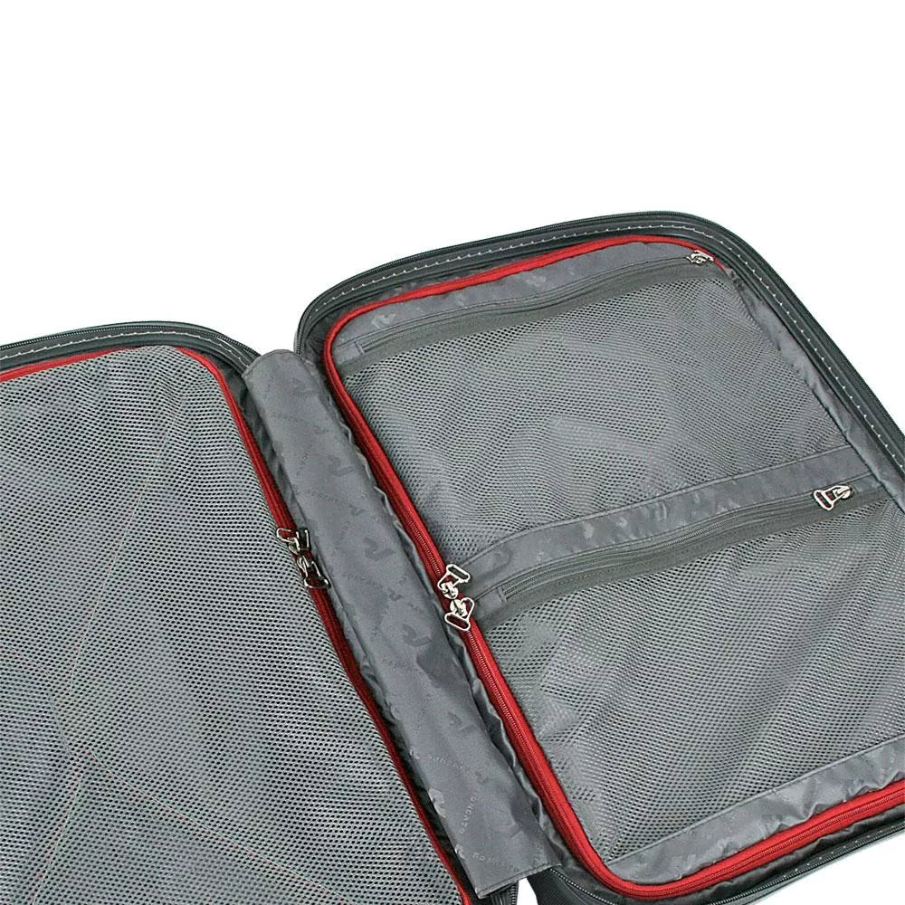 Grey Roncato Uno Zsl Premium 2.0 M/l Trolley, hardside luggage polycarbonate – view 3