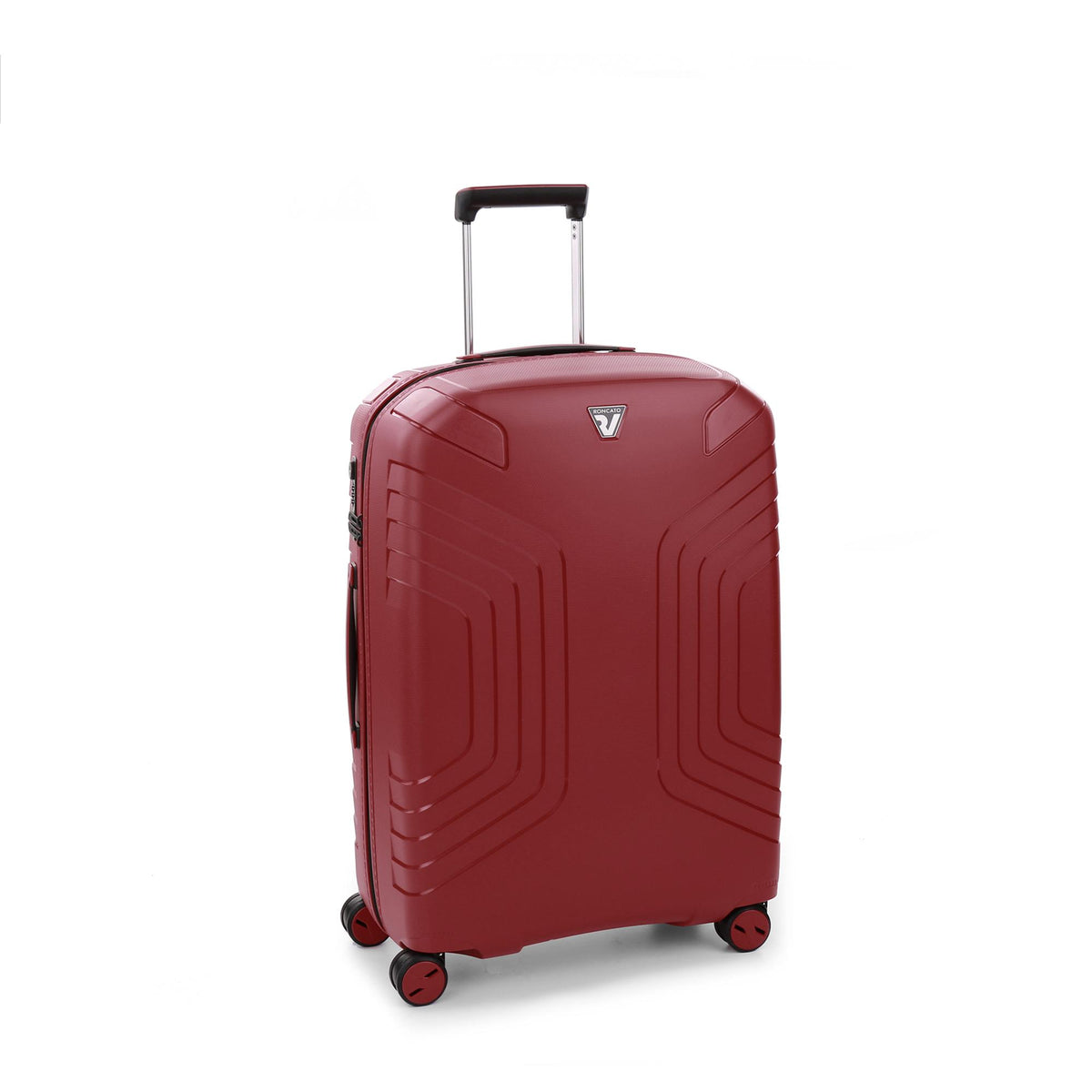 Burgundy Roncato Ypsilon Medium Expandable Trolley, hardside luggage – view 10