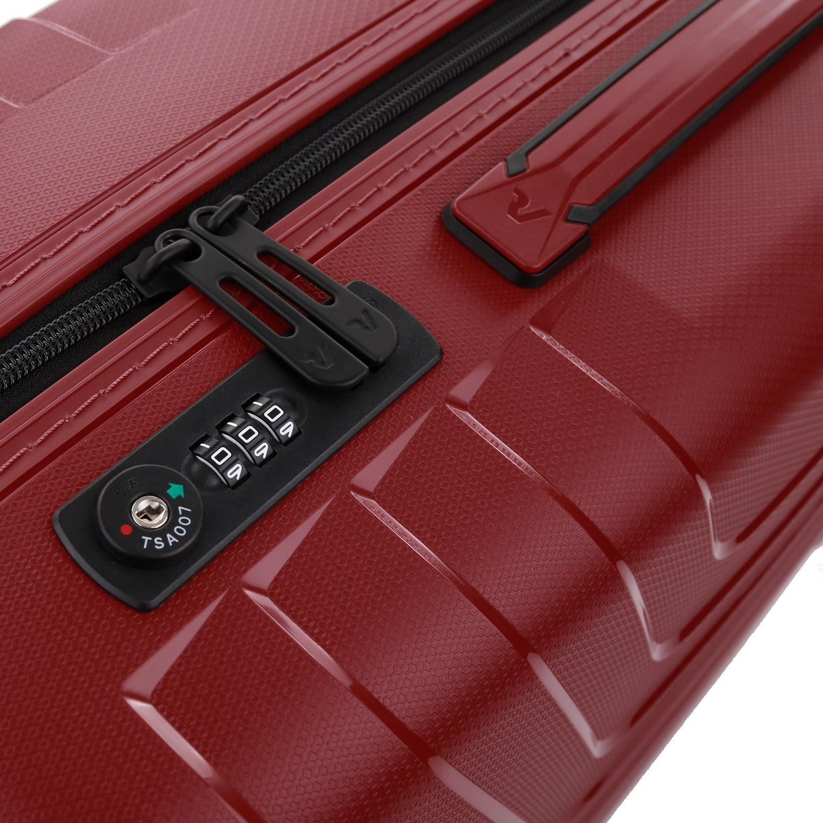 Burgundy Roncato Ypsilon Medium Expandable Trolley, hardside luggage – view 4
