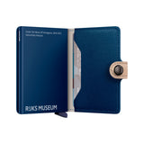Beige Secrid Miniwallet Art Wave, card holder natural leather – view 4