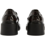 Black Furla College Loafer T.35, shoes natural leather – view 4